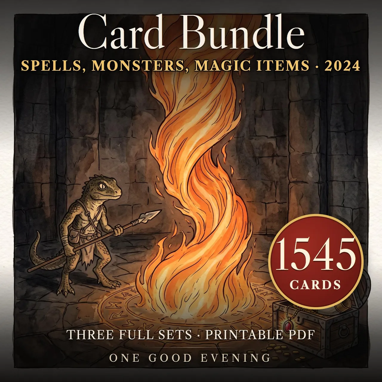 DnD 5e Card Bundle — 2024 rules