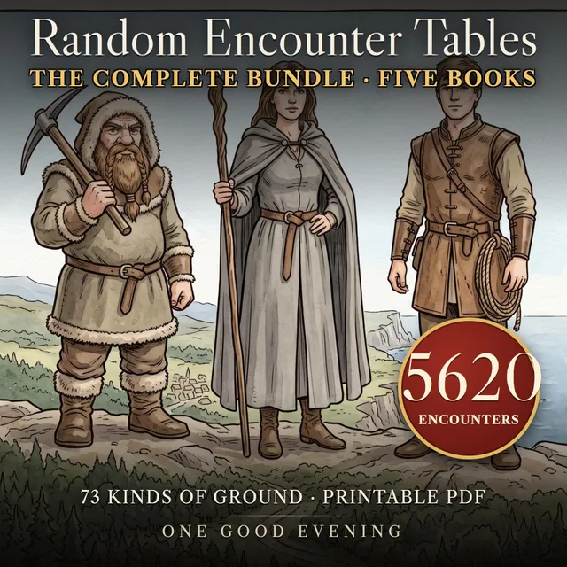 DnD 5e Encounter Tables — Complete Bundle