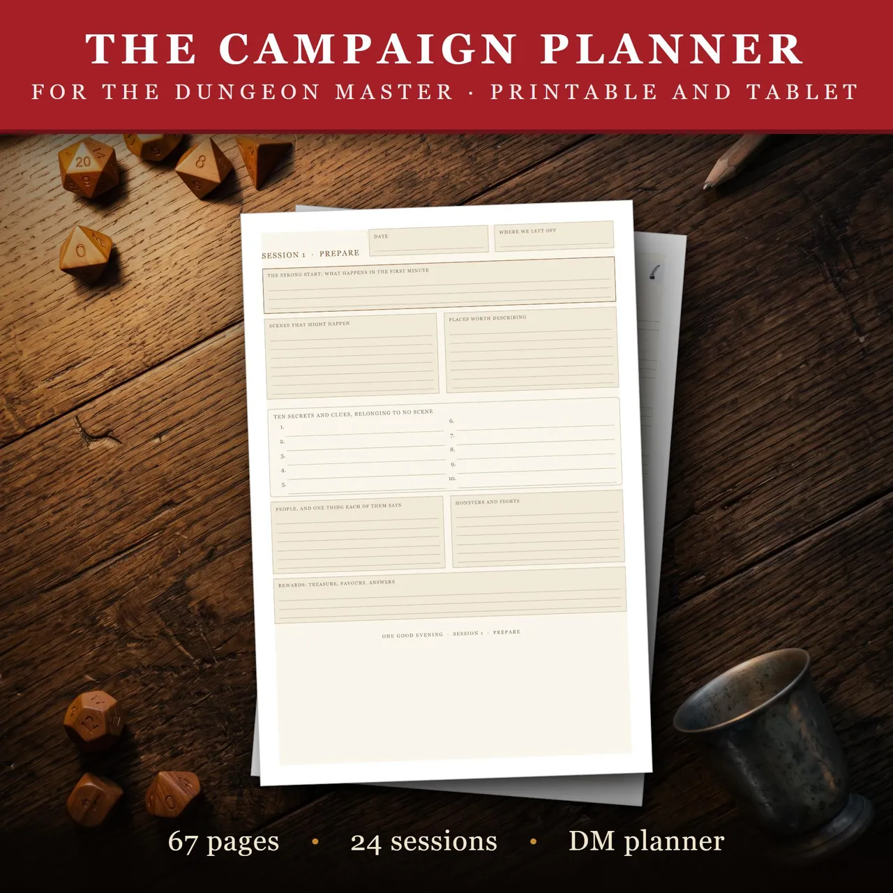 DnD Campaign Planner for DMs