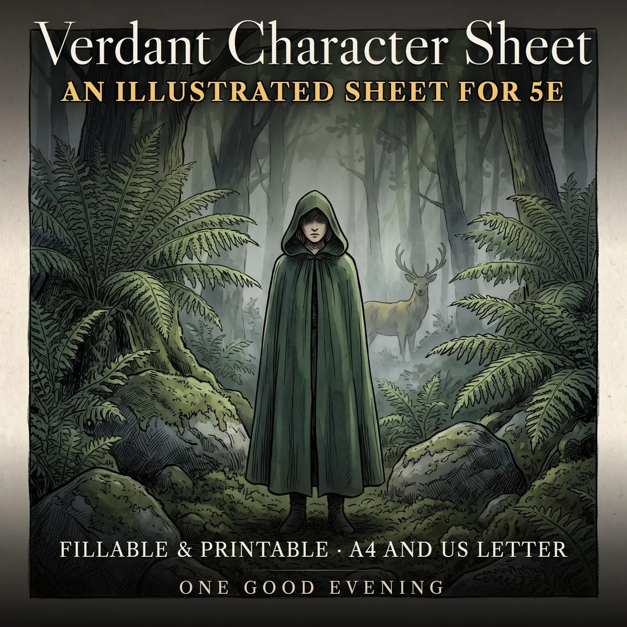DnD Character Sheet 5e Verdant