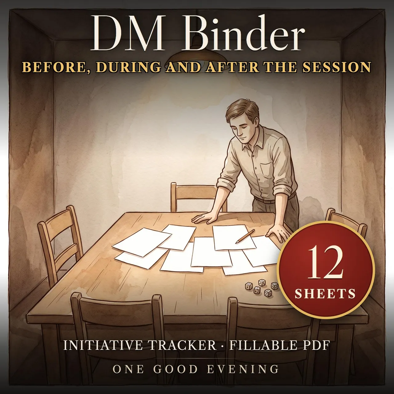 DnD Initiative Tracker and DM Binder 5e