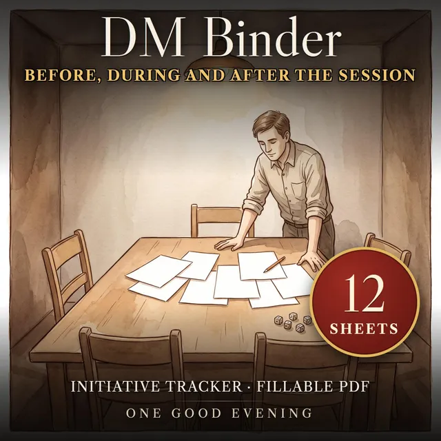 DnD Initiative Tracker and DM Binder 5e
