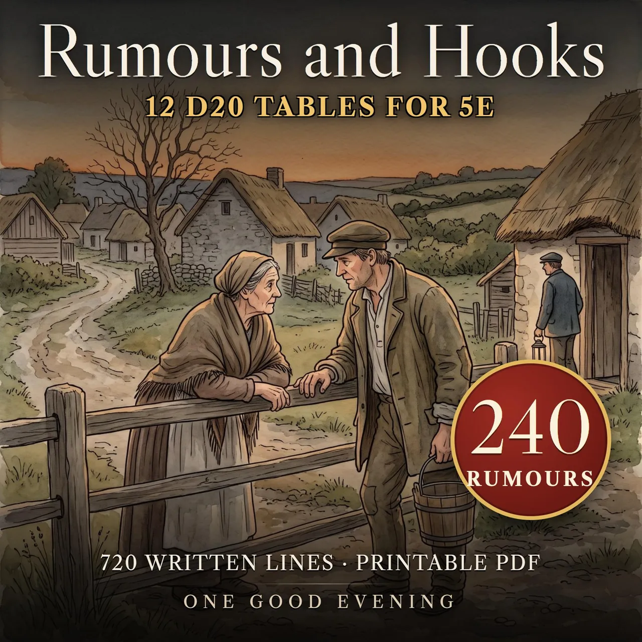 DnD Plot Hooks and Rumor Tables 5e
