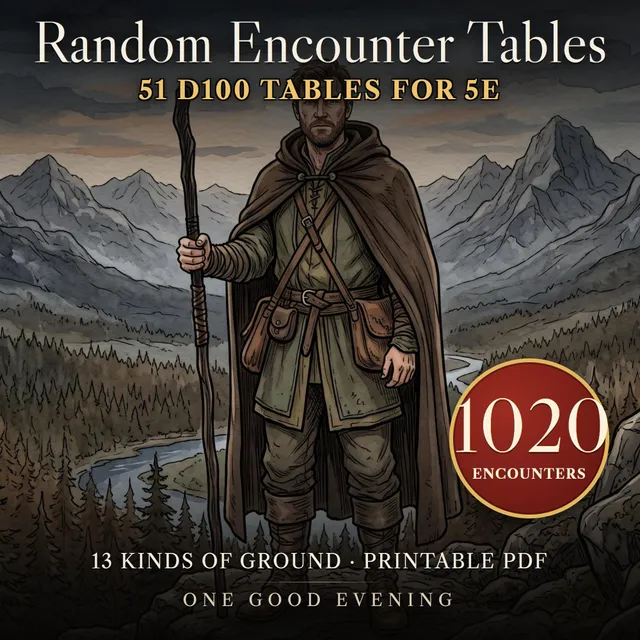 DnD Random Encounter Tables 5e