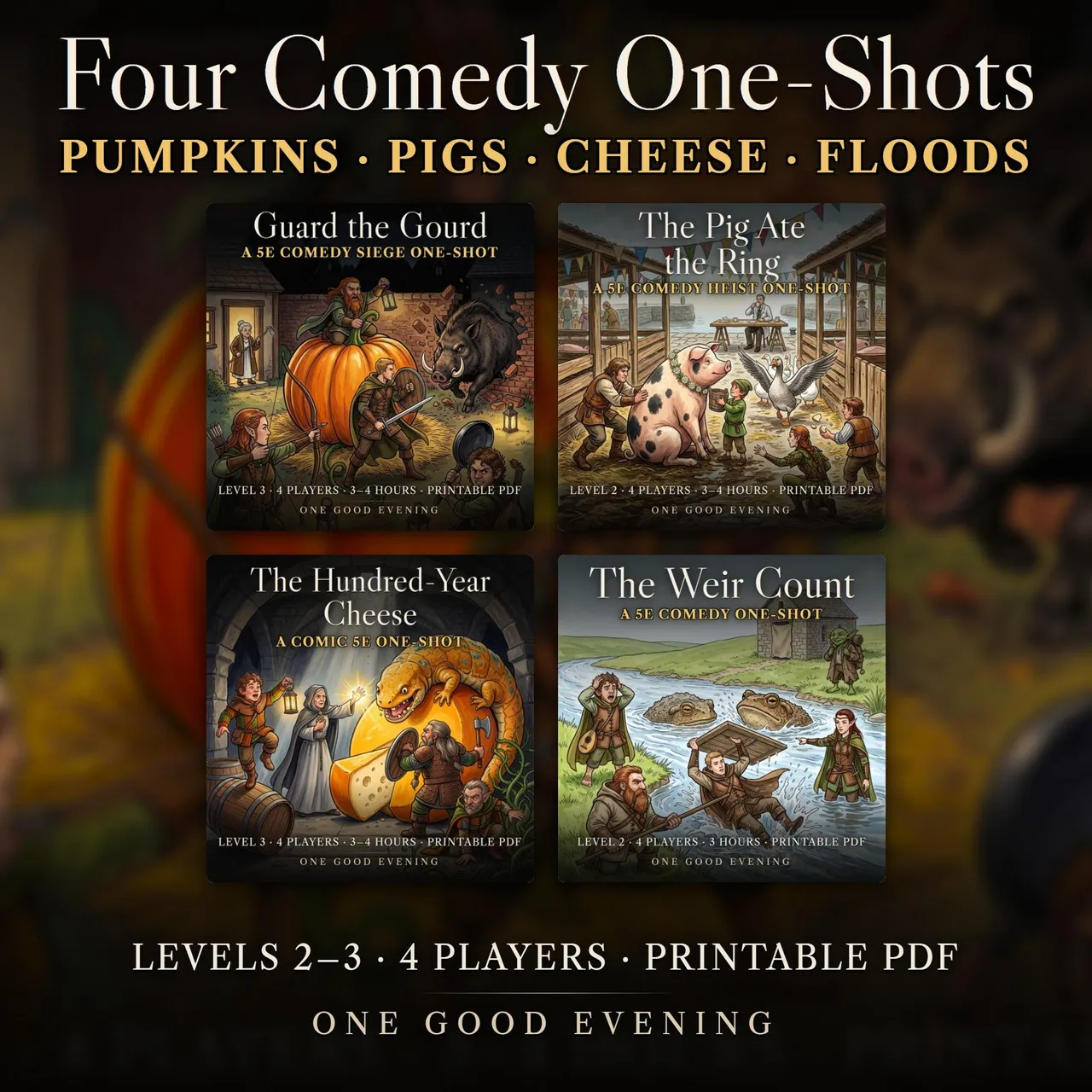 Four Comedy Adventures