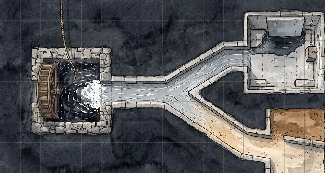 A battle map page