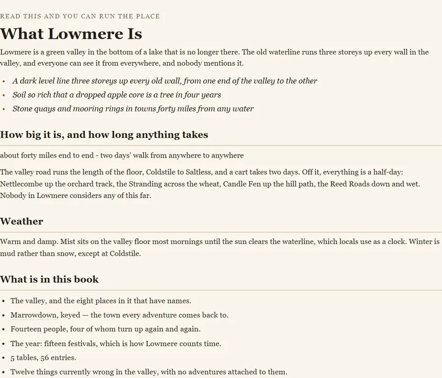 Lowmere: free printable page 2