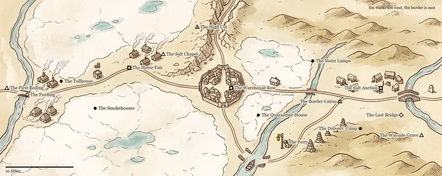 The Salt Road: free printable page 1