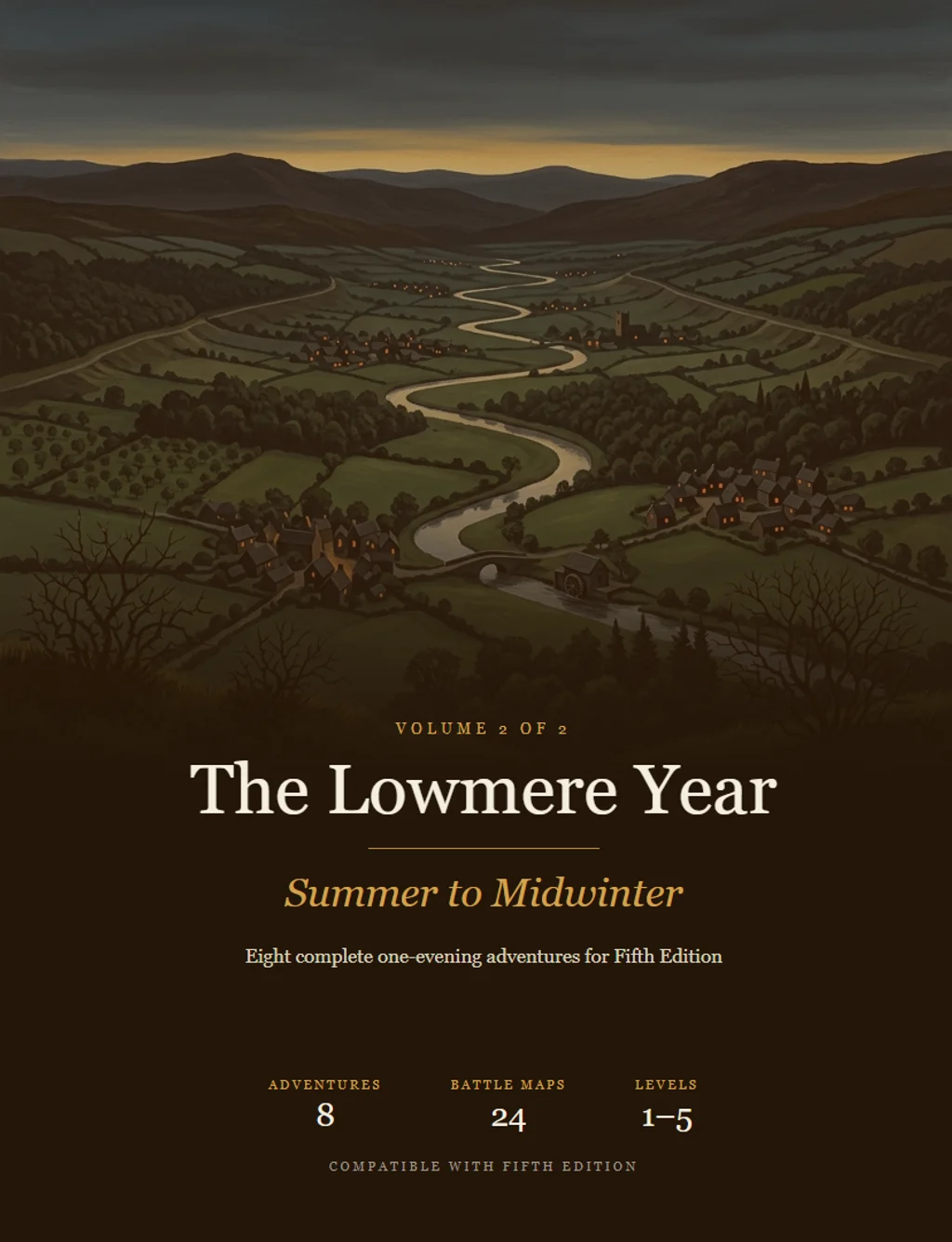 The Lowmere Year: Summer to Midwinter — front cover